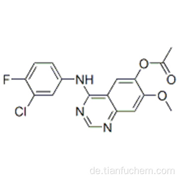 4- (3-Chlor-4-fluorphenylamino) -7-methoxychinazolin-6-ylacetat CAS 788136-89-0
